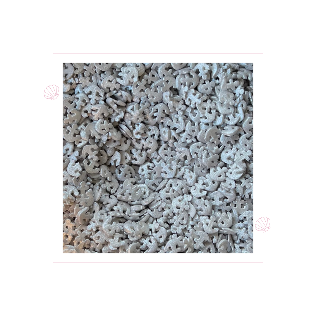 Silver Shimmer Anchors (confetti)