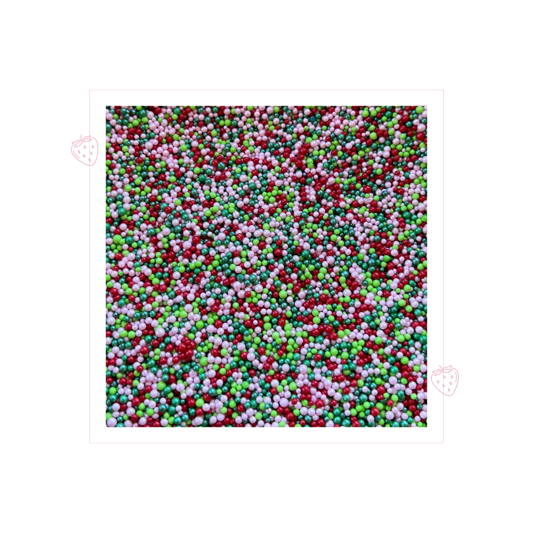 Berrylicious pearlized nonpareils sprinkle mix