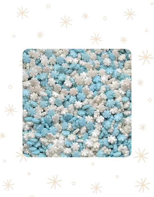 Snowflakes (blue & white)