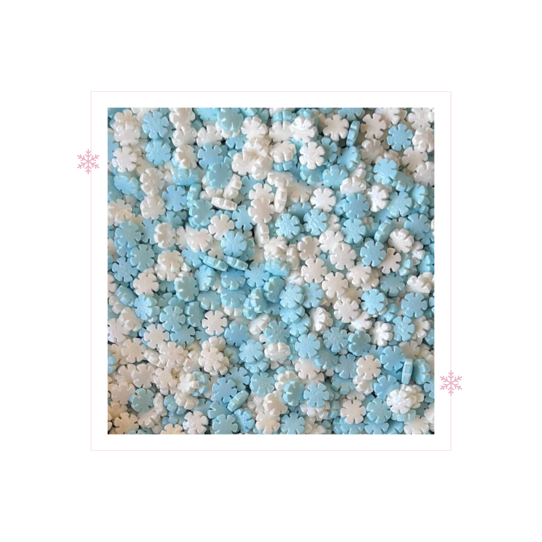 Snowflakes (blue & white)