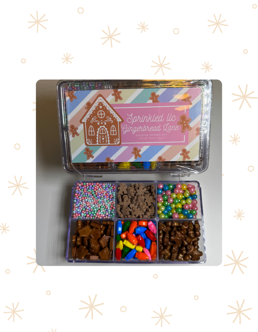 Gingerbread Lane sprinkle box