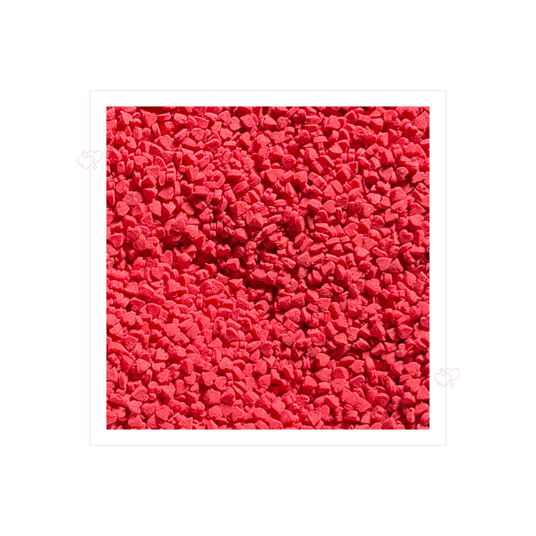Mini Red Hearts (confetti/quin)